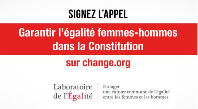 Signez l’appel : Garantir l’égalité femmes-hommes dans la Constitution